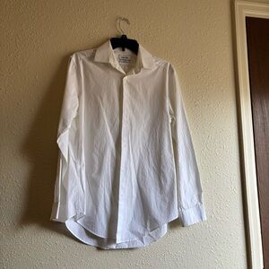 Calvin Klein White Men's Dress Shirt